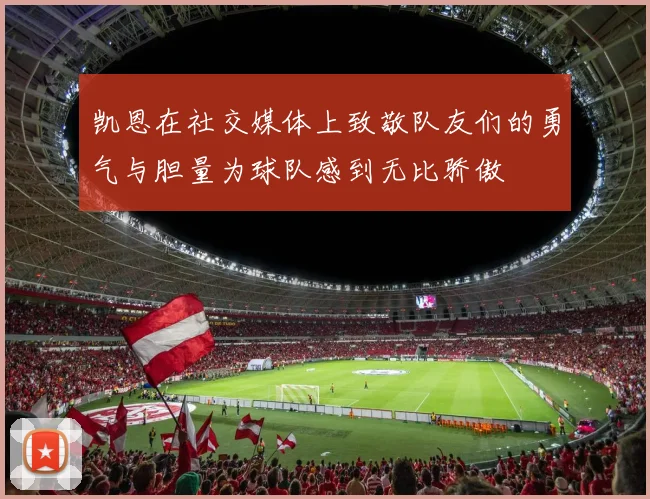 凯恩在社交媒体上致敬队友们的勇气与胆量为球队感到无比骄傲